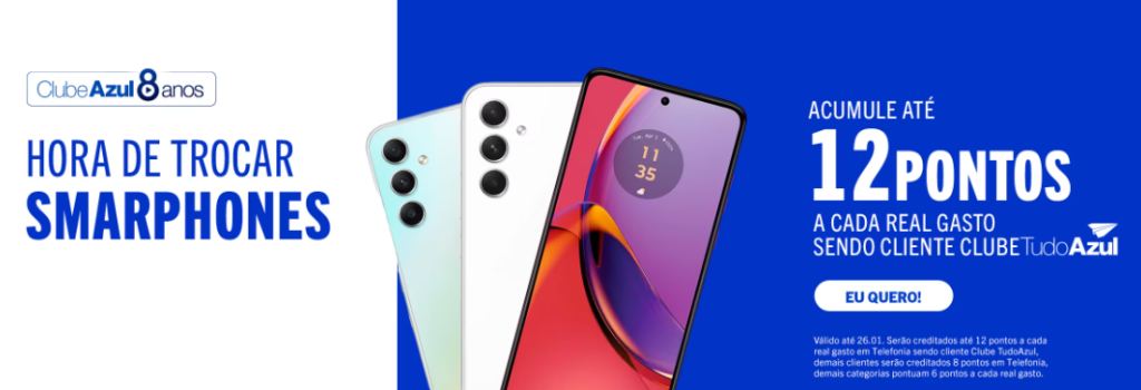 12 pontos a cada real gasto