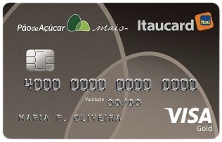Cartão Pão de Açúcar Mais Itaucard Gold Visa