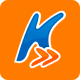 Logo da KaBuM!, loja parceira do Shopping Livelo