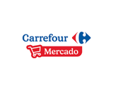 Logo da Carrefour Mercado, loja que oferece pontos e milhas
