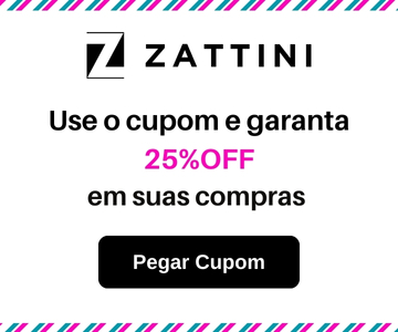 Cupom 25% off Zattini